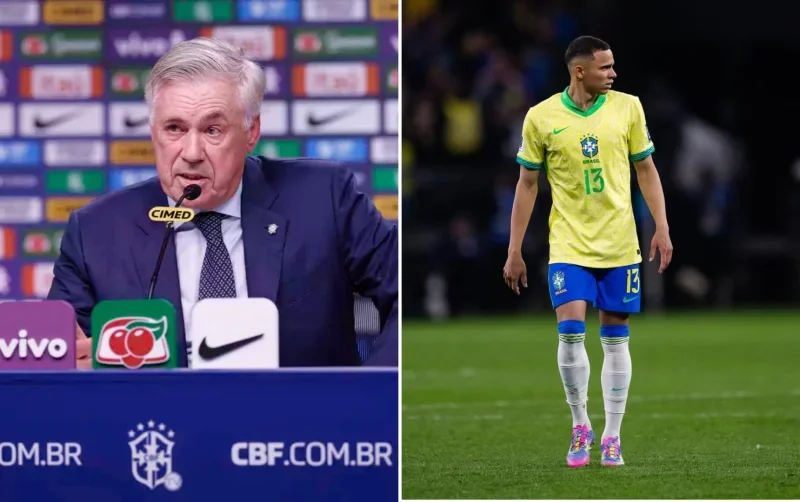 Rondonopolitano Vanderson volta a ser convocado por Ancelotti para a Seleção Brasileira