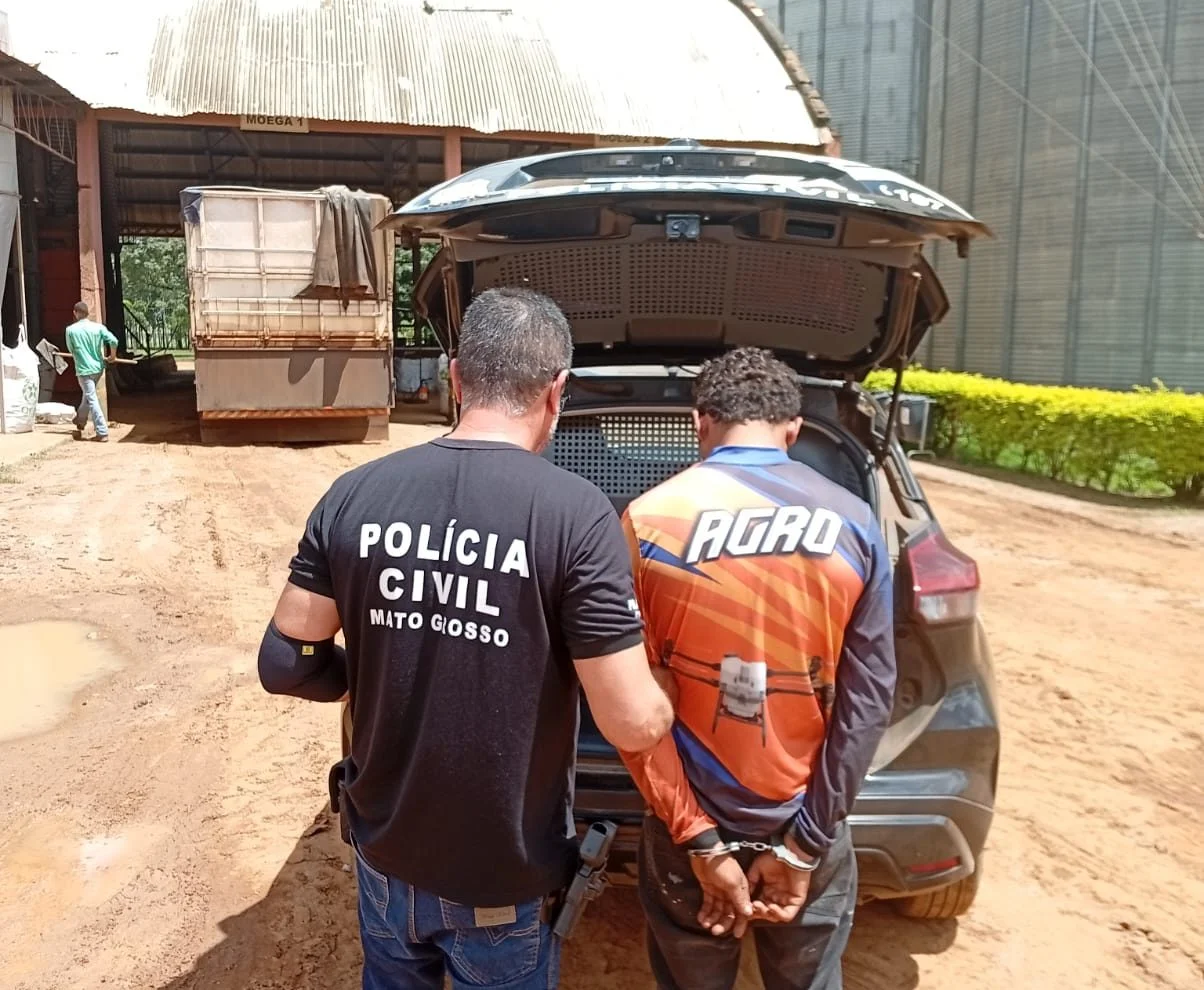 Homem é preso em flagrante por tentar carregar soja com CNH falsa em Alto Taquari